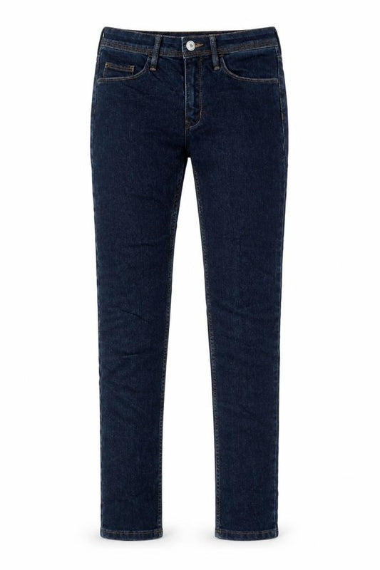 &Denim Girls Blue Cotton Skinny Jeans Size 10-11 Years L29 in Regular Button