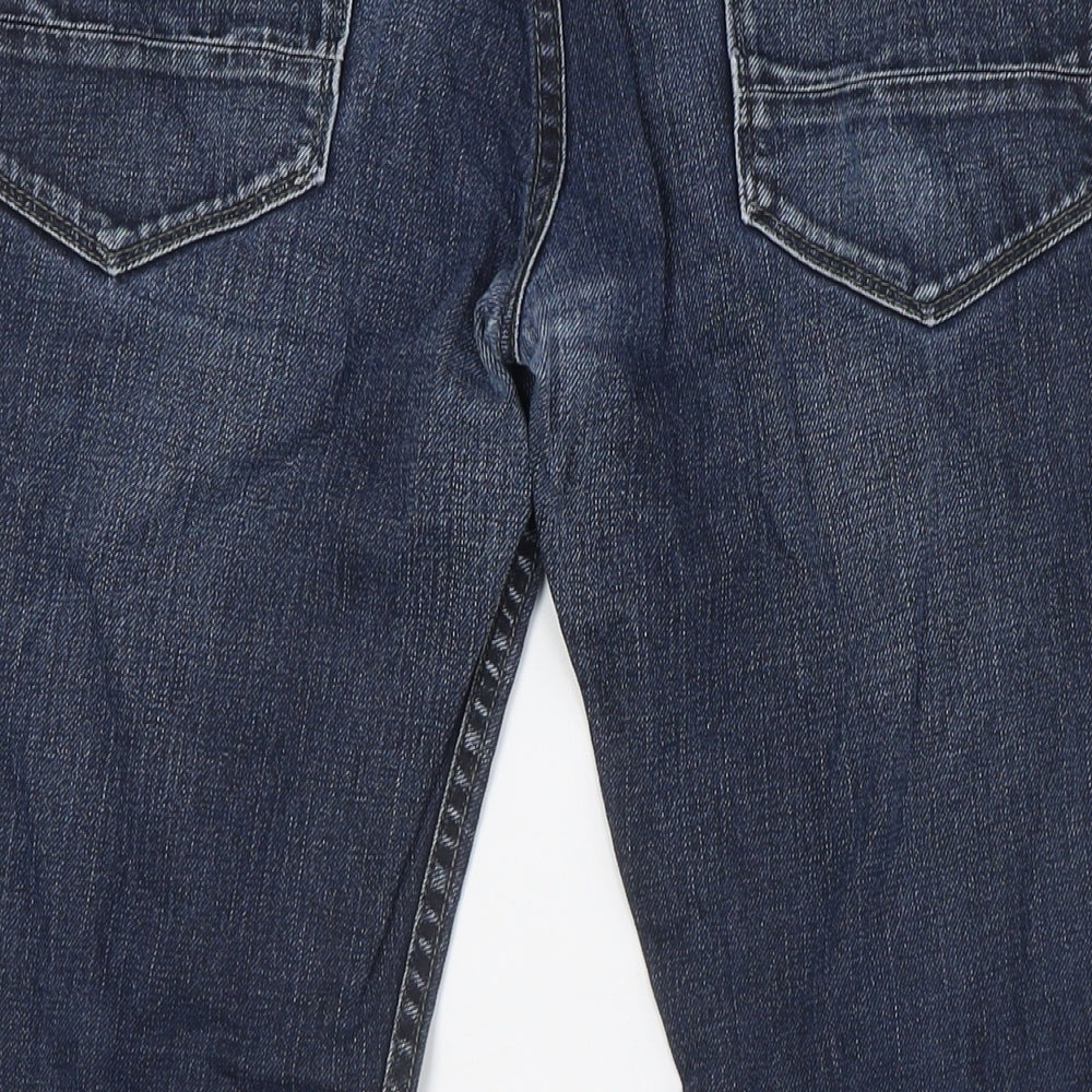 NEXT Mens Blue Cotton Skinny Jeans Size 34 in L28 in Regular Button