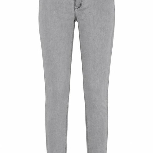Denim Co Womens Grey Cotton Skinny Jeans Size 8 L32 in Regular Button