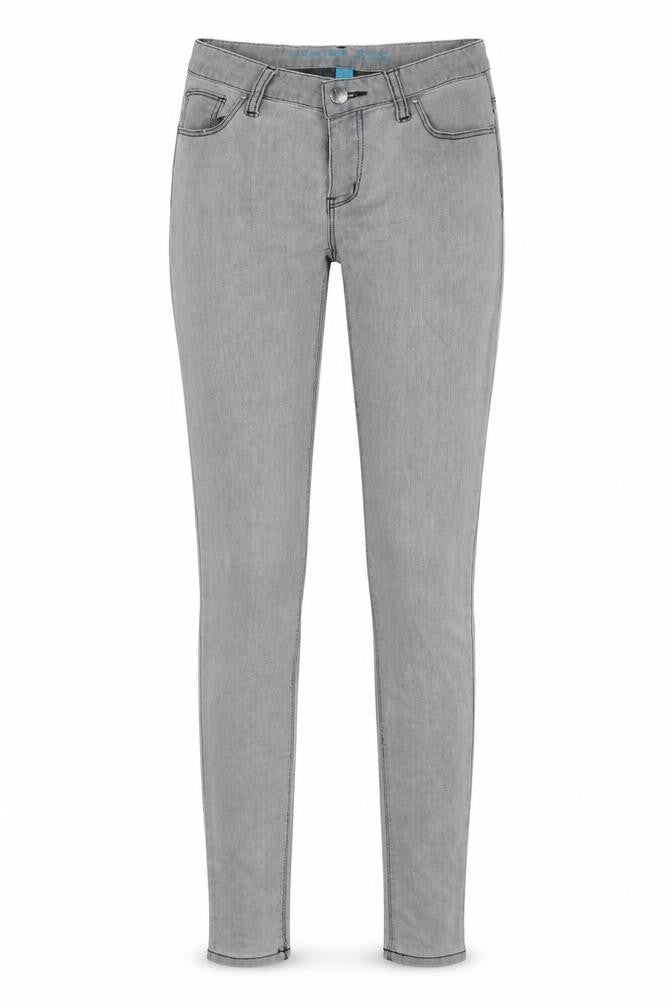 Denim Co Womens Grey Cotton Skinny Jeans Size 8 L32 in Regular Button