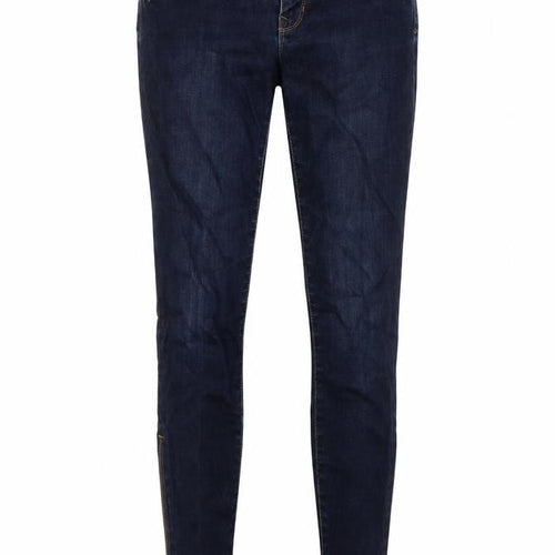 Gap Womens Blue Cotton Skinny Jeans Size 26 in L28 in Regular Button - Zip Detail