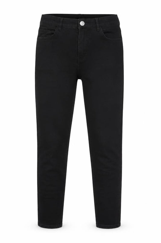 H&M Girls Black Cotton Skinny Jeans Size 14 Years L29 in Regular Button