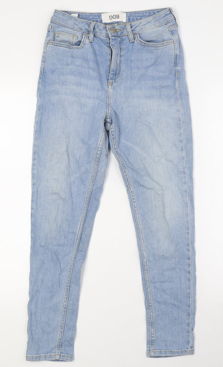 BDG Womens Blue Cotton Mom Jeans Size 26 in L26 in Regular Button