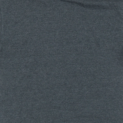 Gildan Mens Grey Cotton T-Shirt Size S Crew Neck - Doc Martins