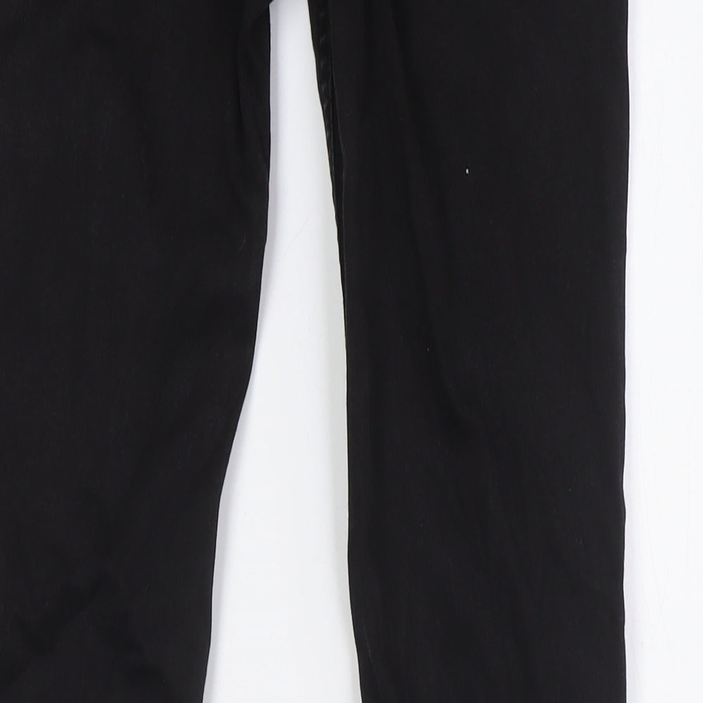 Oasis Womens Black Cotton Skinny Jeans Size 10 L29 in Slim Button