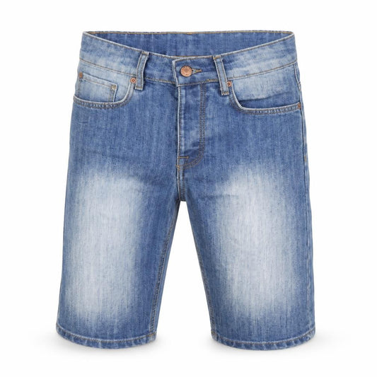 Denim Co Mens Blue Cotton Bermuda Shorts Size 28 in L9 in Regular Button