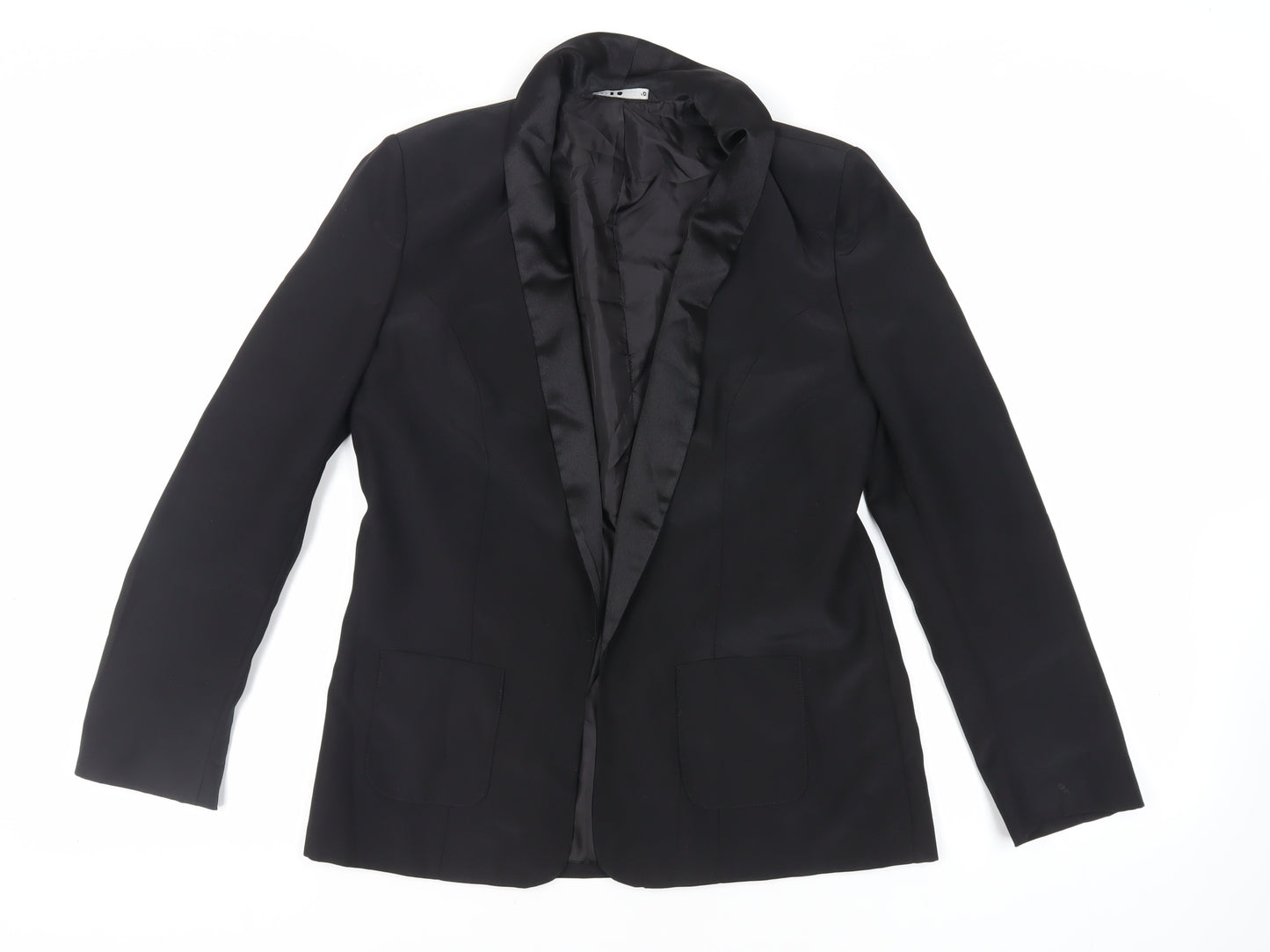 Miso Womens Black Jacket Blazer Size 10 - Open