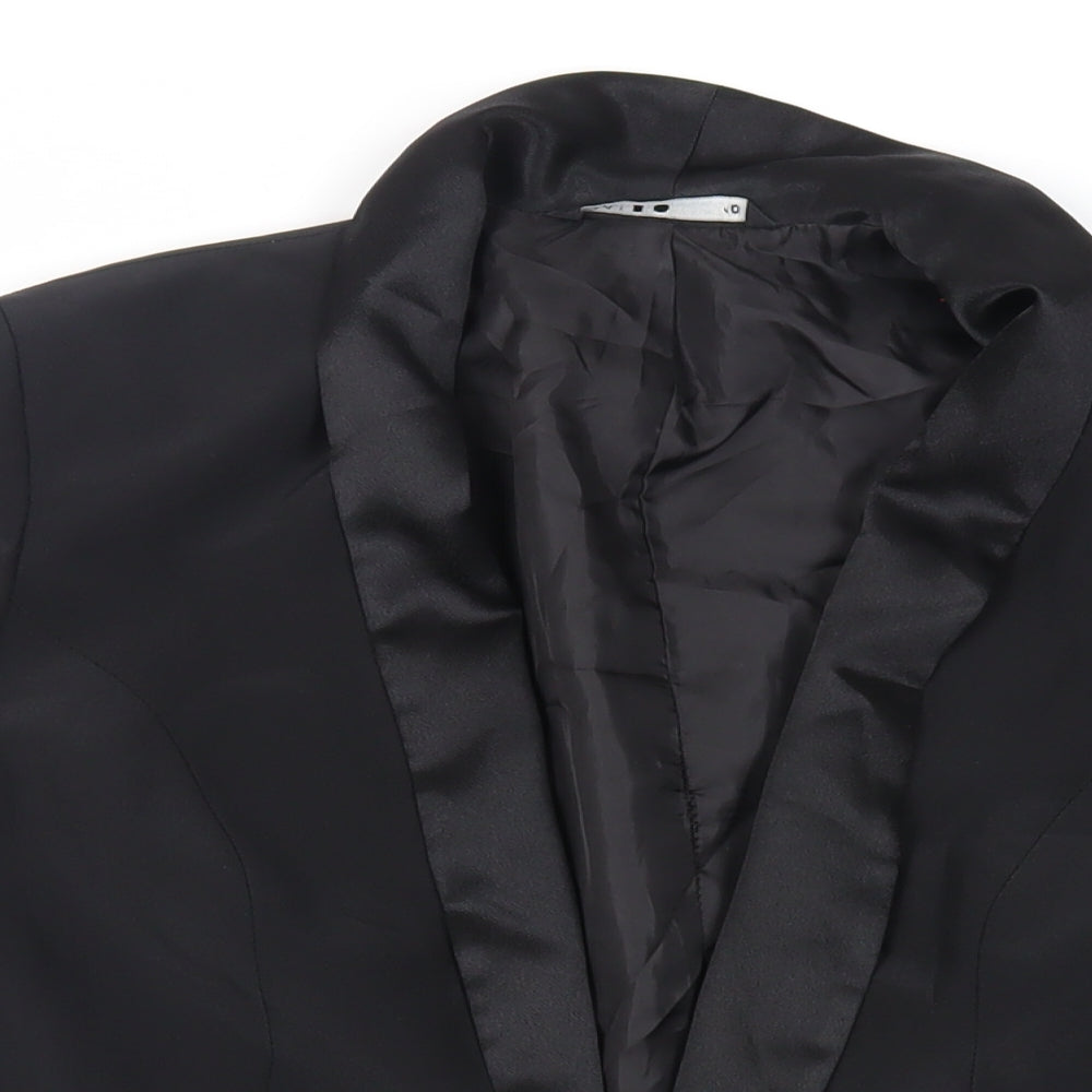 Miso Womens Black Jacket Blazer Size 10 - Open
