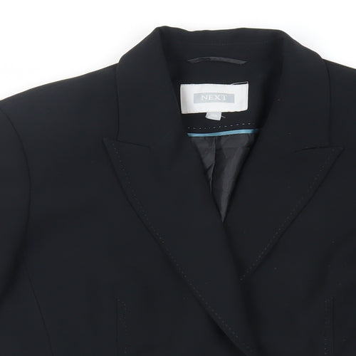 NEXT Womens Black Jacket Blazer Size 10 Button