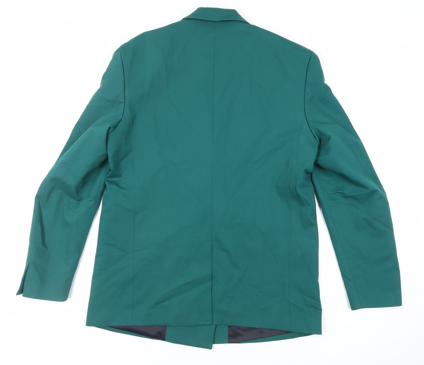 Zara Womens Green Jacket Blazer Size L Button