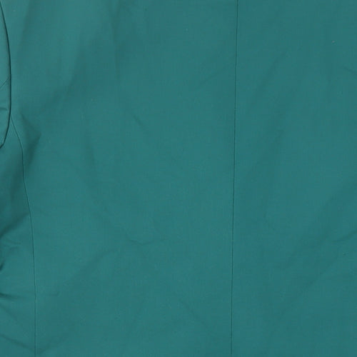 Zara Womens Green Jacket Blazer Size L Button
