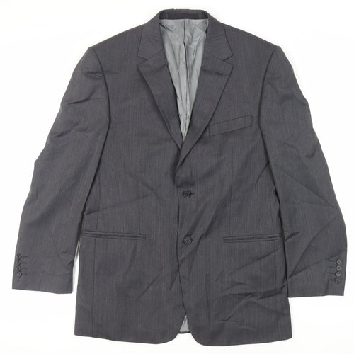 Marks and Spencer Mens Grey Wool Jacket Suit Jacket Size 40 Regular