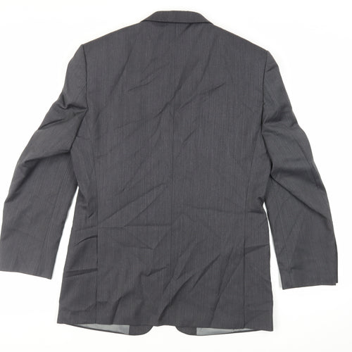 Marks and Spencer Mens Grey Wool Jacket Suit Jacket Size 40 Regular