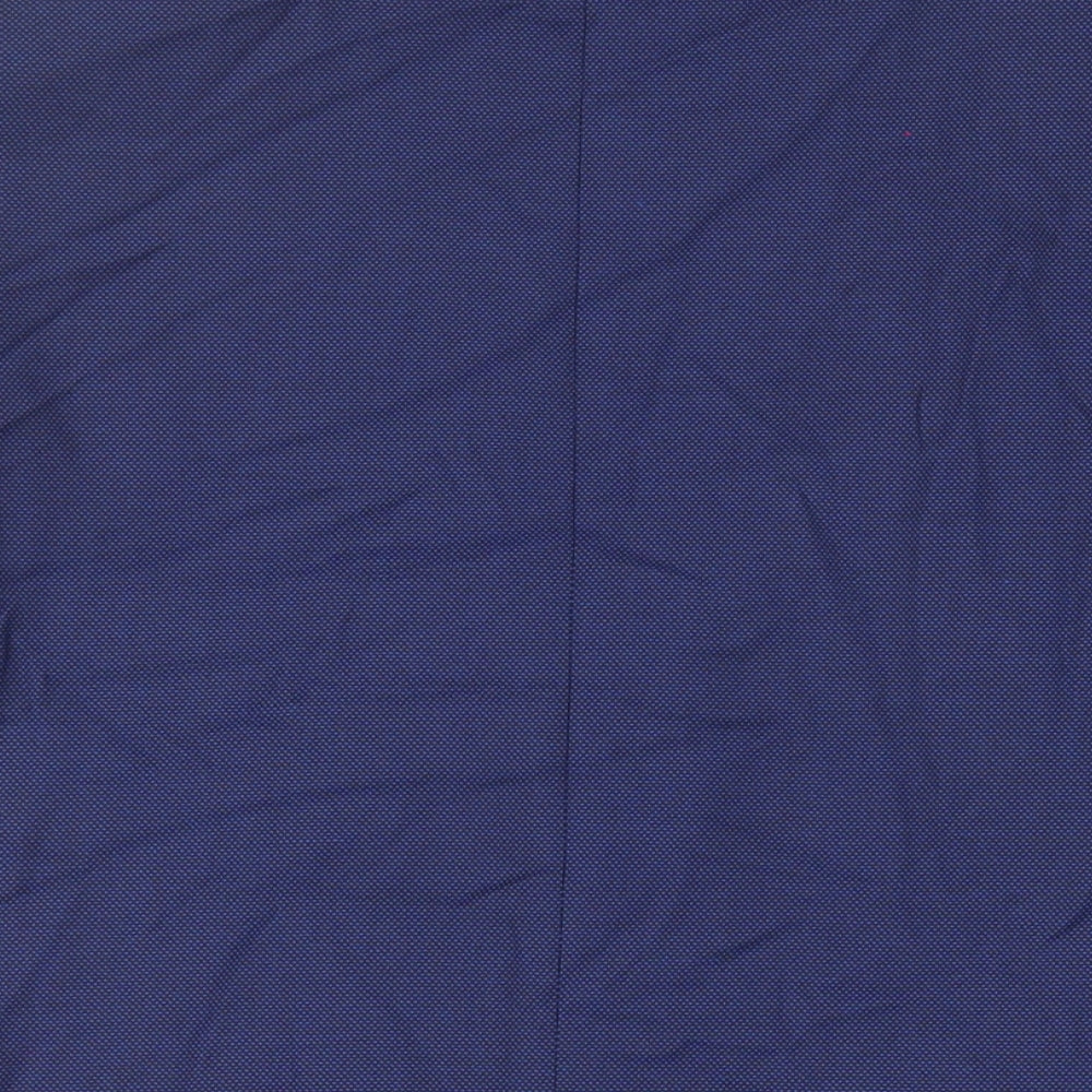 Marks and Spencer Mens Blue Polyester Jacket Suit Jacket Size 40 Regular