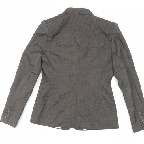 NEXT Womens Brown Jacket Blazer Size 10 Button