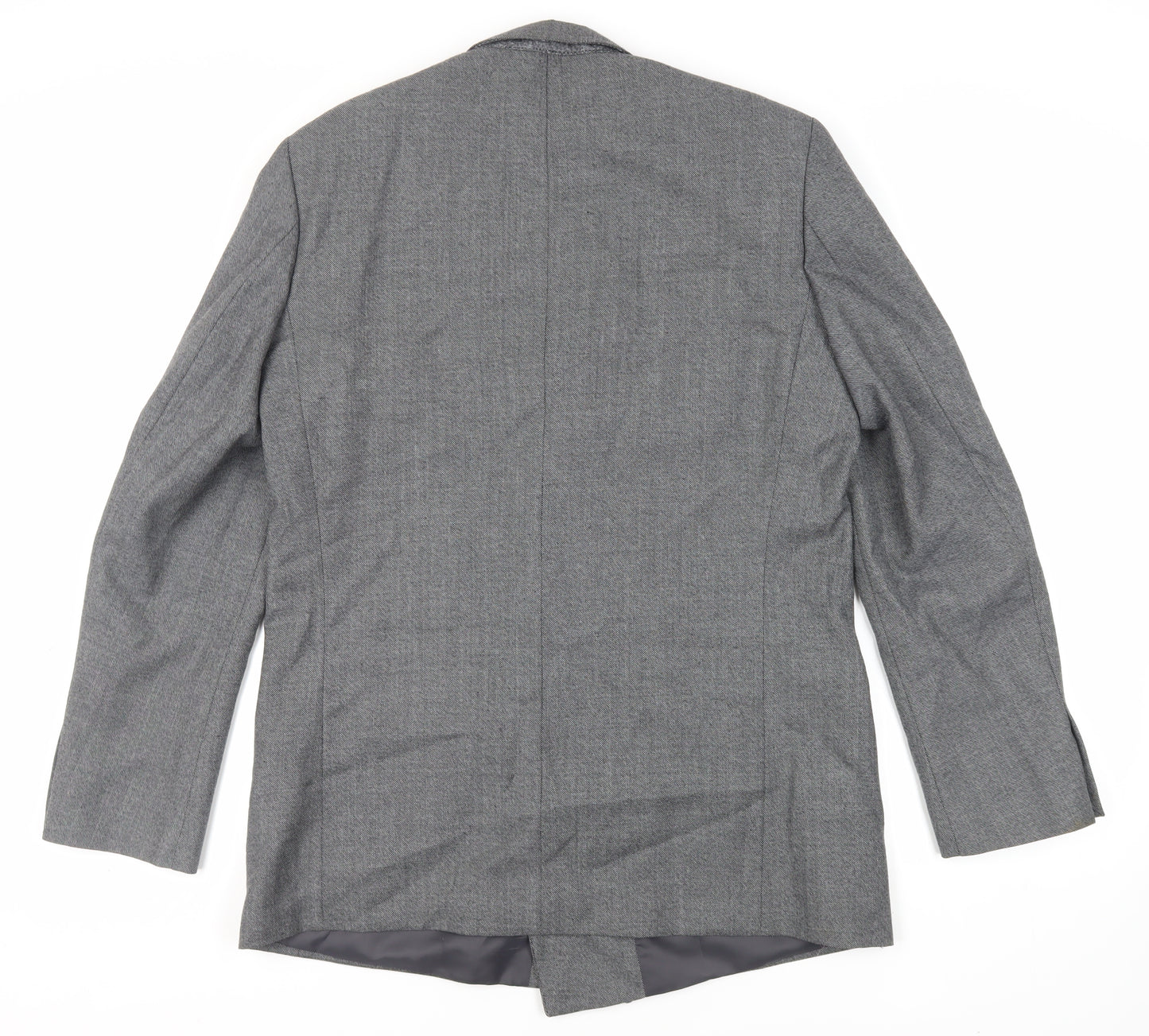 Club Member Mens Grey Polyester Jacket Suit Jacket Size 44 Regular