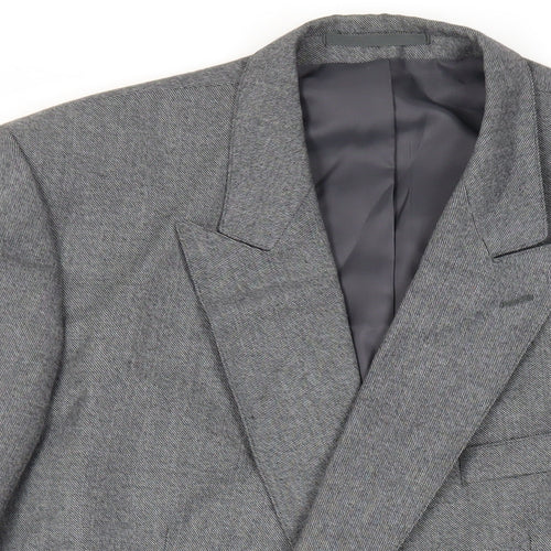 Club Member Mens Grey Polyester Jacket Suit Jacket Size 44 Regular