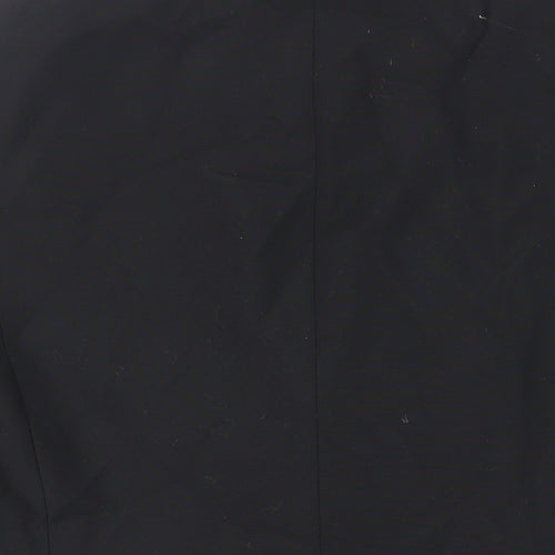 Turo Mens Black Wool Tuxedo Suit Jacket Size 40 Regular