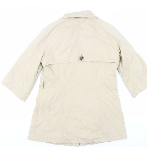 Per Una Womens Beige Jacket Size 8 Button