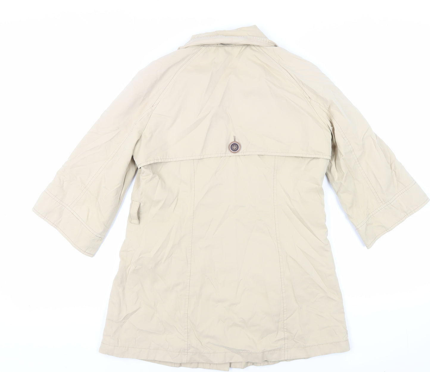 Per Una Womens Beige Jacket Size 8 Button