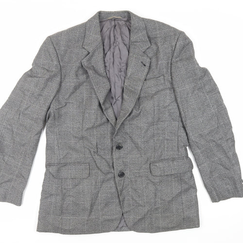 Skopes Mens Grey Polyester Jacket Suit Jacket Size 40 Regular