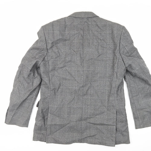 Skopes Mens Grey Polyester Jacket Suit Jacket Size 40 Regular