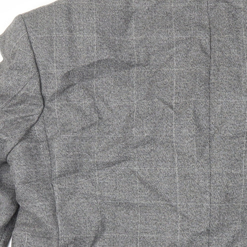 Skopes Mens Grey Polyester Jacket Suit Jacket Size 40 Regular