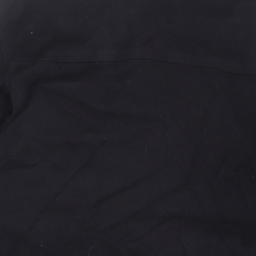 St Michael Mens Blue Overcoat Coat Size L Zip - Vintage Car Coat