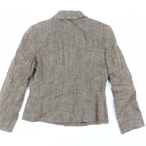 Alex & Co Womens Beige Jacket Blazer Size 10 Button