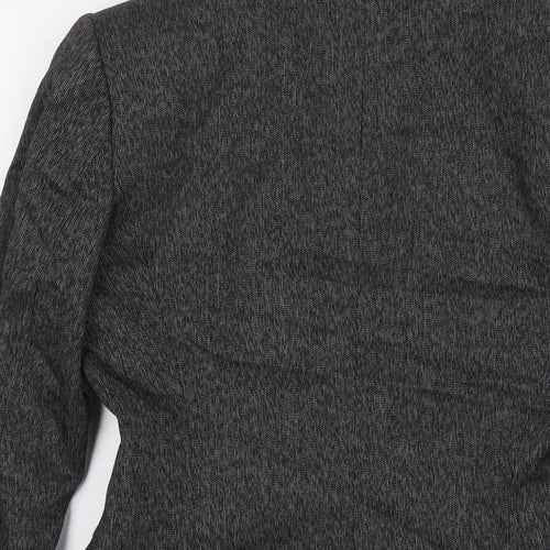 Zara Womens Grey Jacket Blazer Size M Button