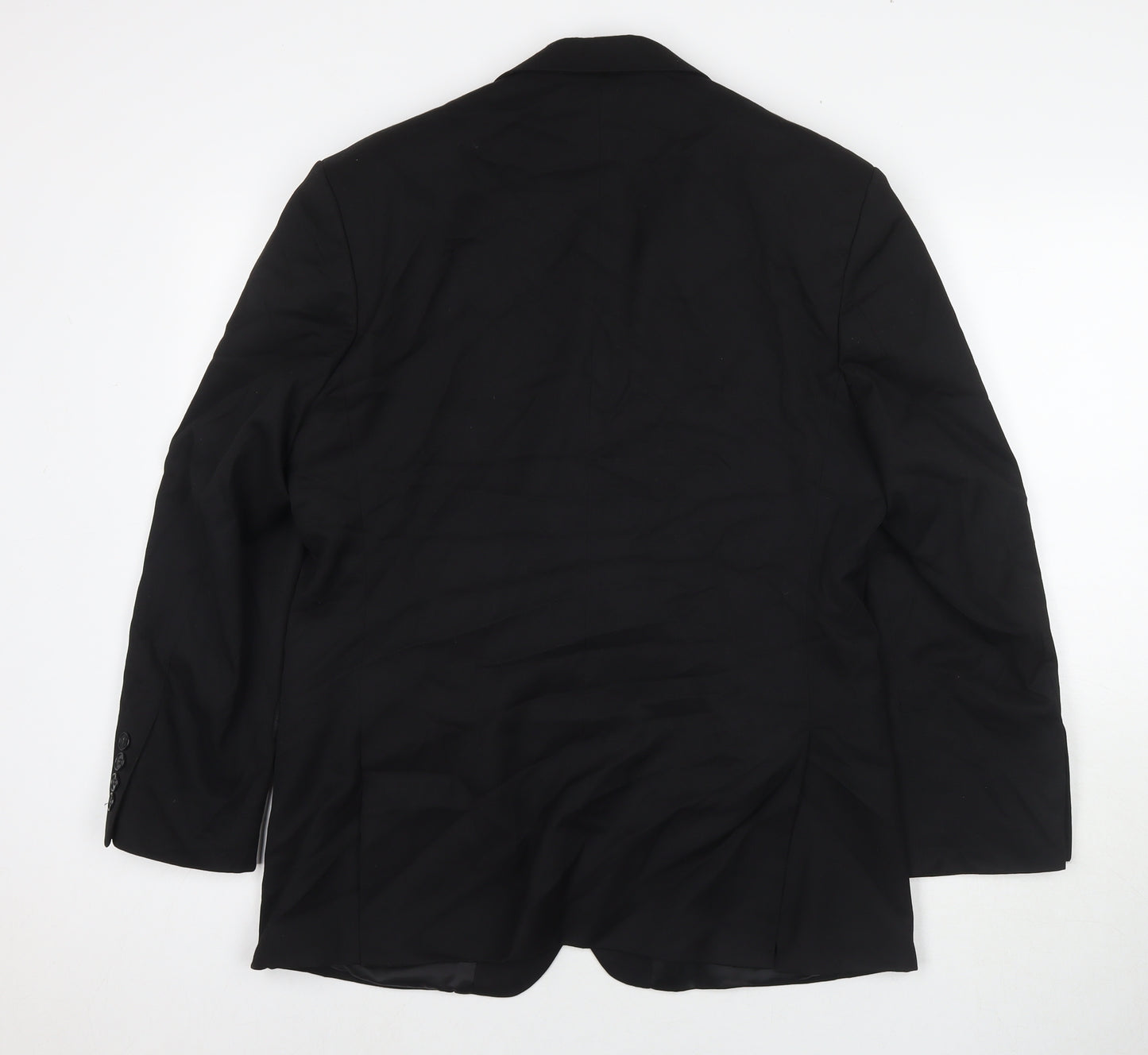 Burton Mens Black Polyester Jacket Suit Jacket Size 40 Regular