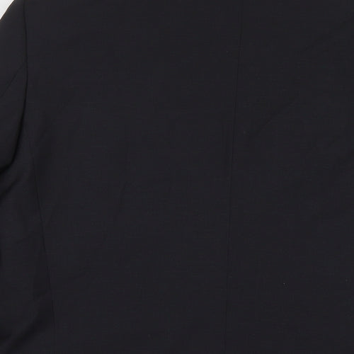 Dimensions Mens Black Polyester Jacket Suit Jacket Size 40 Regular