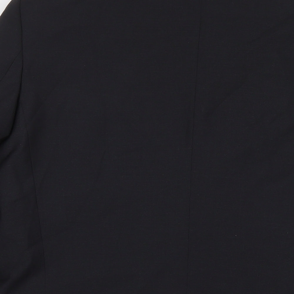 Dimensions Mens Black Polyester Jacket Suit Jacket Size 40 Regular