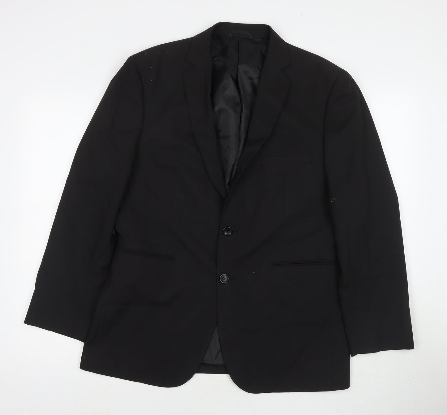 Burton Mens Black Polyester Jacket Suit Jacket Size 40 Regular