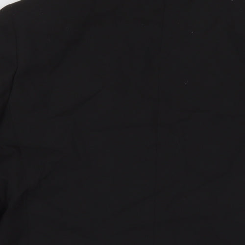 Burton Mens Black Polyester Jacket Suit Jacket Size 40 Regular