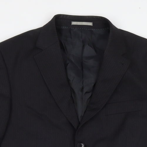 NEXT Mens Black Wool Jacket Suit Jacket Size 40 Regular