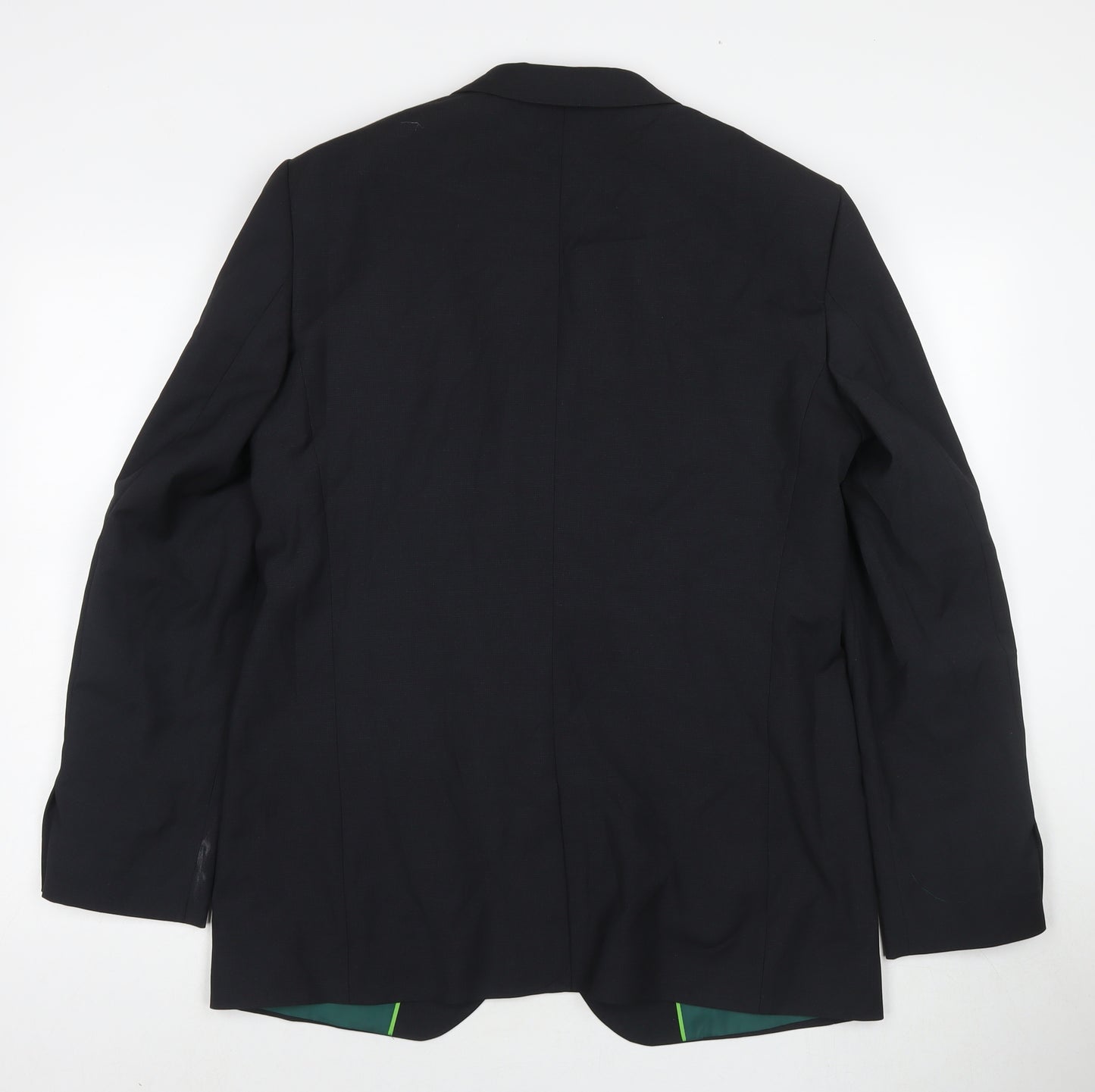 Dimensions Mens Black Polyester Jacket Suit Jacket Size 40 Regular