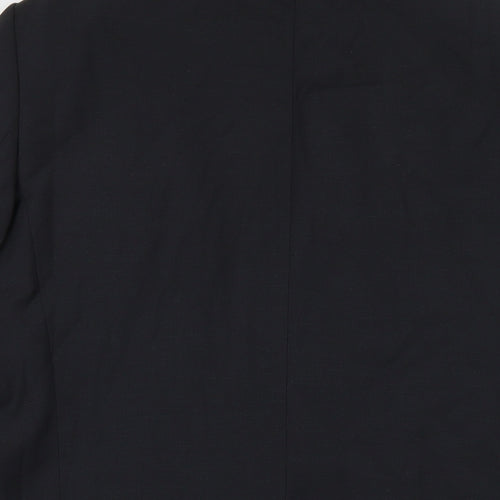 Dimensions Mens Black Polyester Jacket Suit Jacket Size 40 Regular