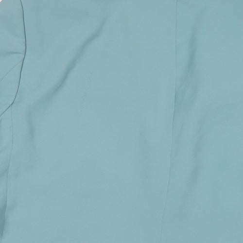 Boohoo Mens Blue Polyester Jacket Blazer Size 40 Regular