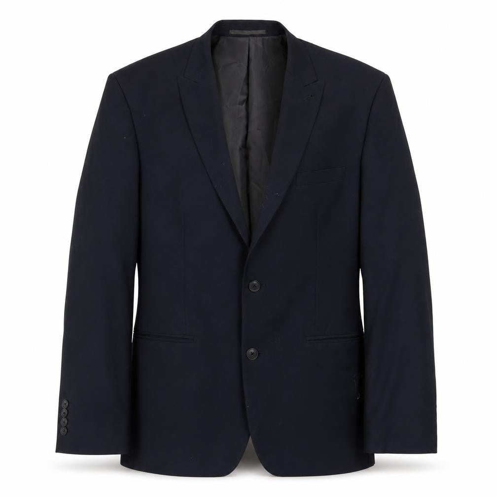 Next Mens Blue Polyester Jacket Suit Jacket Size 40 Regular