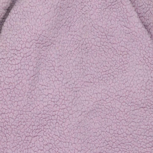 PRETTYLITTLETHING Womens Purple Overcoat Coat Size 8 Button