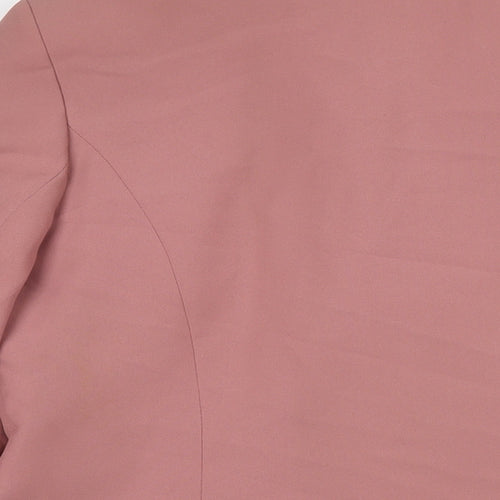 Report Womens Pink Jacket Blazer Size 18 Button