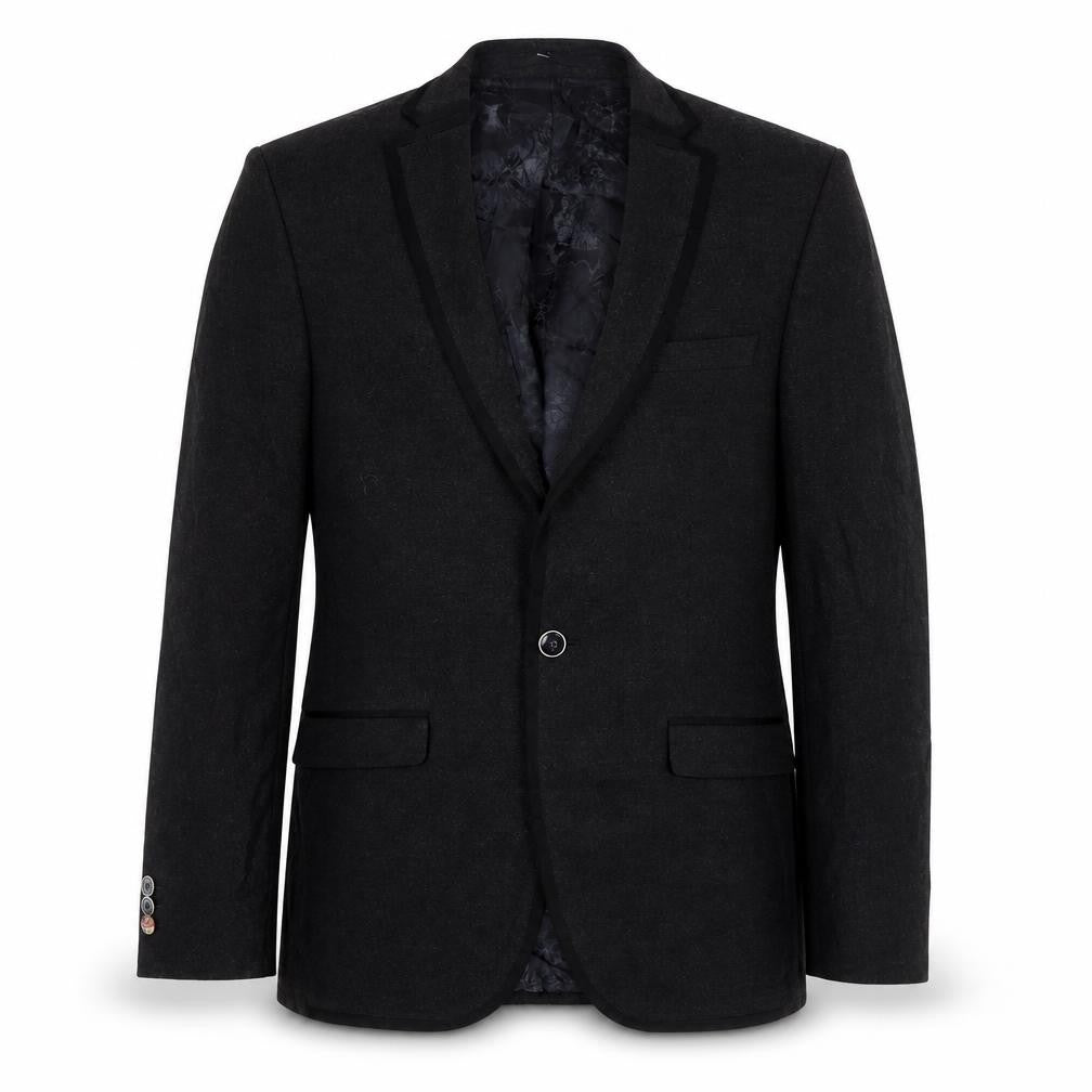 Remus Uomo Mens Grey Polyester Jacket Suit Jacket Size 40 Regular