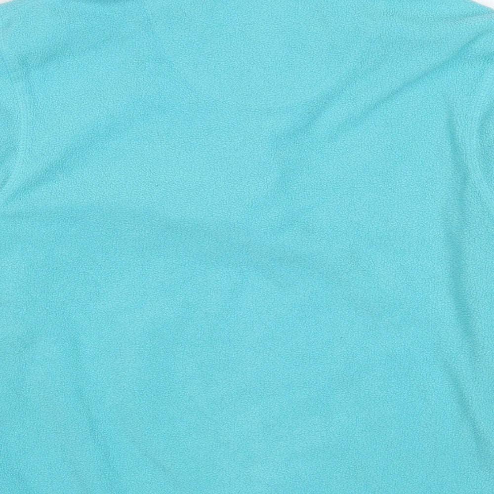 Regatta Womens Blue Polyester Pullover Hoodie Size 10 Zip