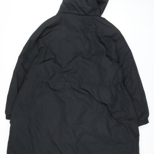 Marks and Spencer Womens Black Rain Coat Jacket Size 22 Zip