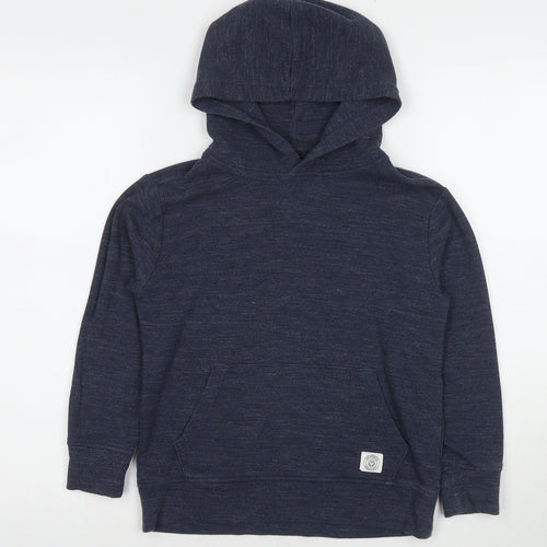 Gap Boys Blue Cotton Pullover Hoodie Size 8-9 Years Pullover