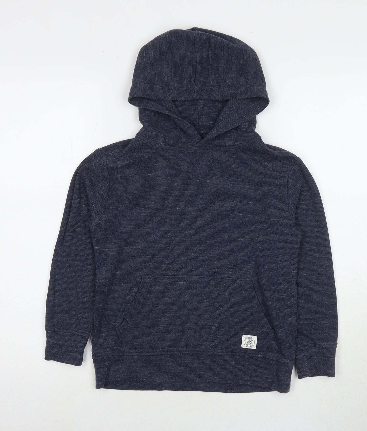 Gap Boys Blue Cotton Pullover Hoodie Size 8-9 Years Pullover