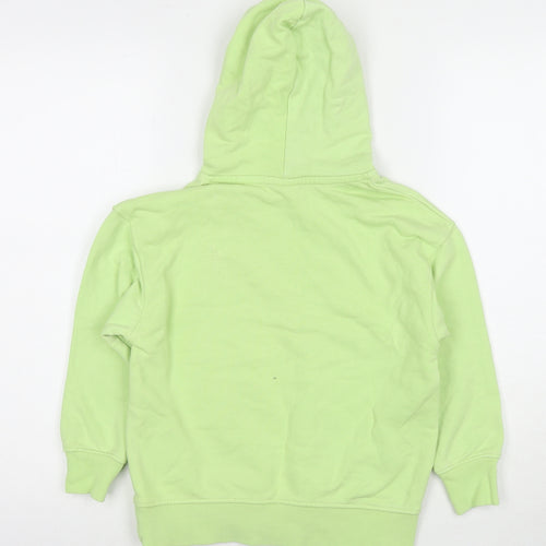 Zara Girls Green Cotton Pullover Sweatshirt Size 7 Years Pullover - New Waves