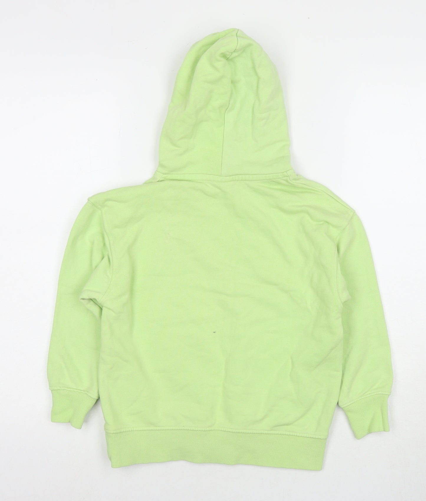 Zara Girls Green Cotton Pullover Sweatshirt Size 7 Years Pullover - New Waves