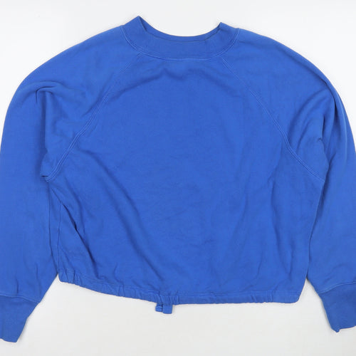 Old Navy Womens Blue Cotton Pullover Sweatshirt Size XS Pullover - Today Is Gonna Be A Good Day
